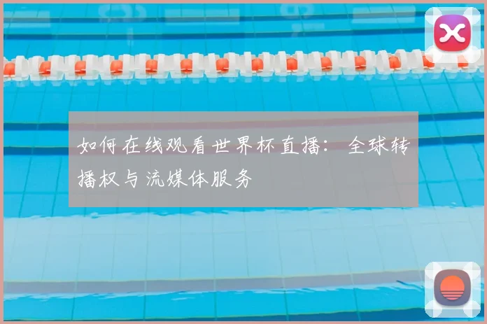 如何在线观看世界杯直播：全球转播权与流媒体服务